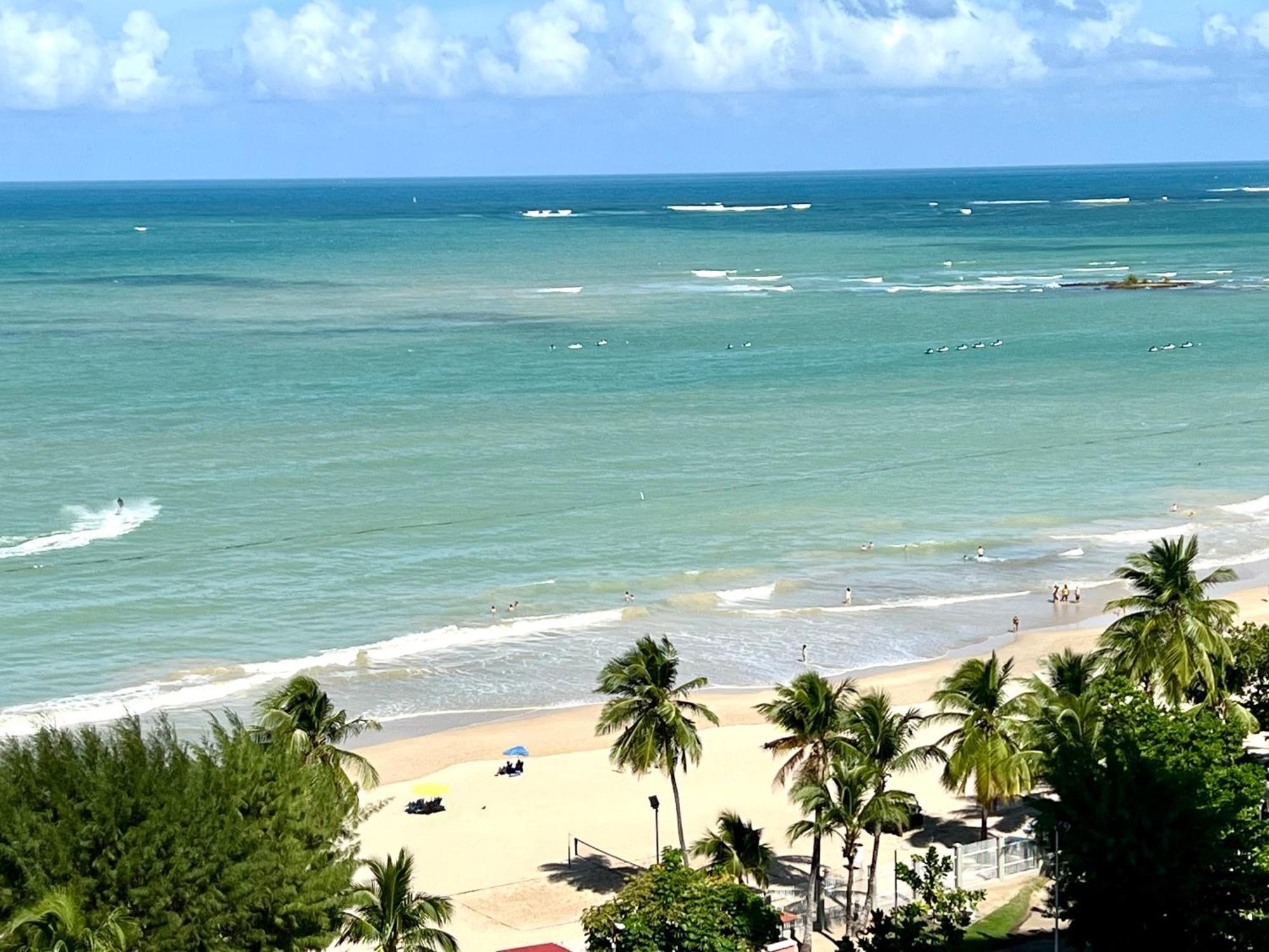 Ocean View Apt On Isla Verde In A 14Th Floor 圣胡安 外观 照片