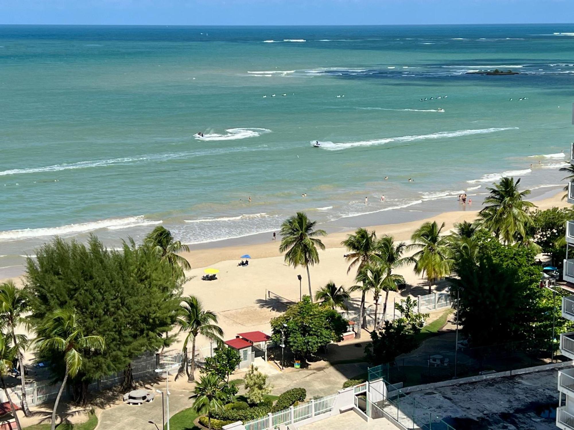 Ocean View Apt On Isla Verde In A 14Th Floor 圣胡安 外观 照片