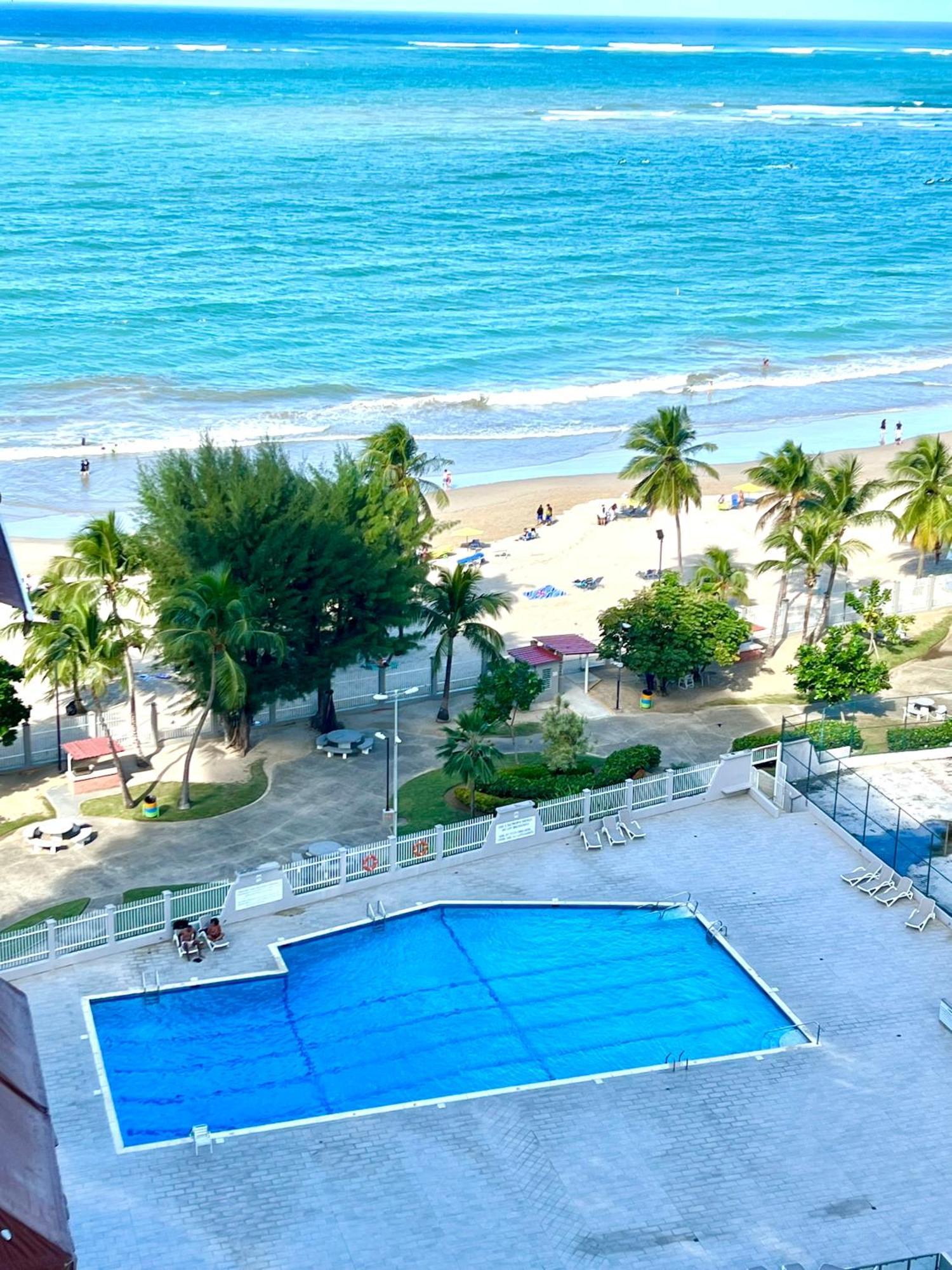 Ocean View Apt On Isla Verde In A 14Th Floor 圣胡安 外观 照片